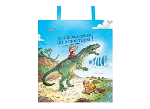 TOTE BAG Les P’tits Normands sur les traces des dinausaures