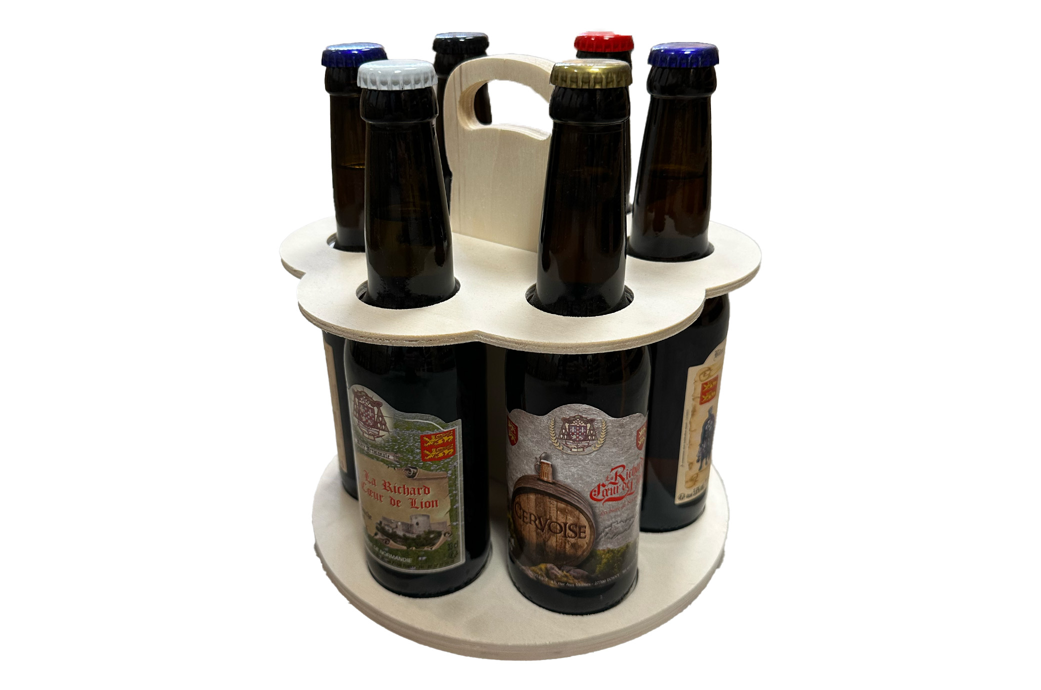Tourniquet en Bois - 8 bières 33cl