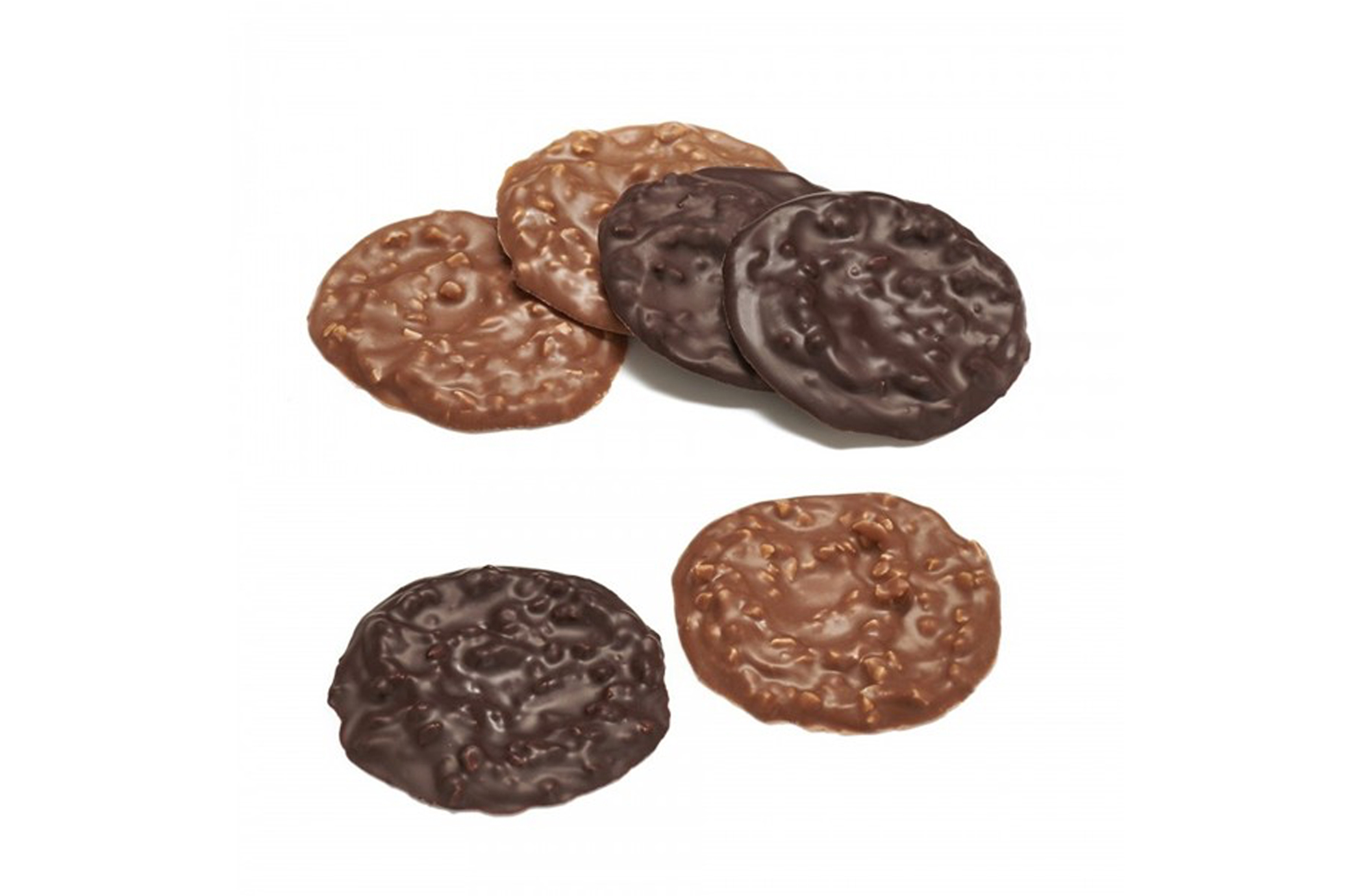 Tuiles chocolat panaché lait et noir 170g - La maison du biscuit