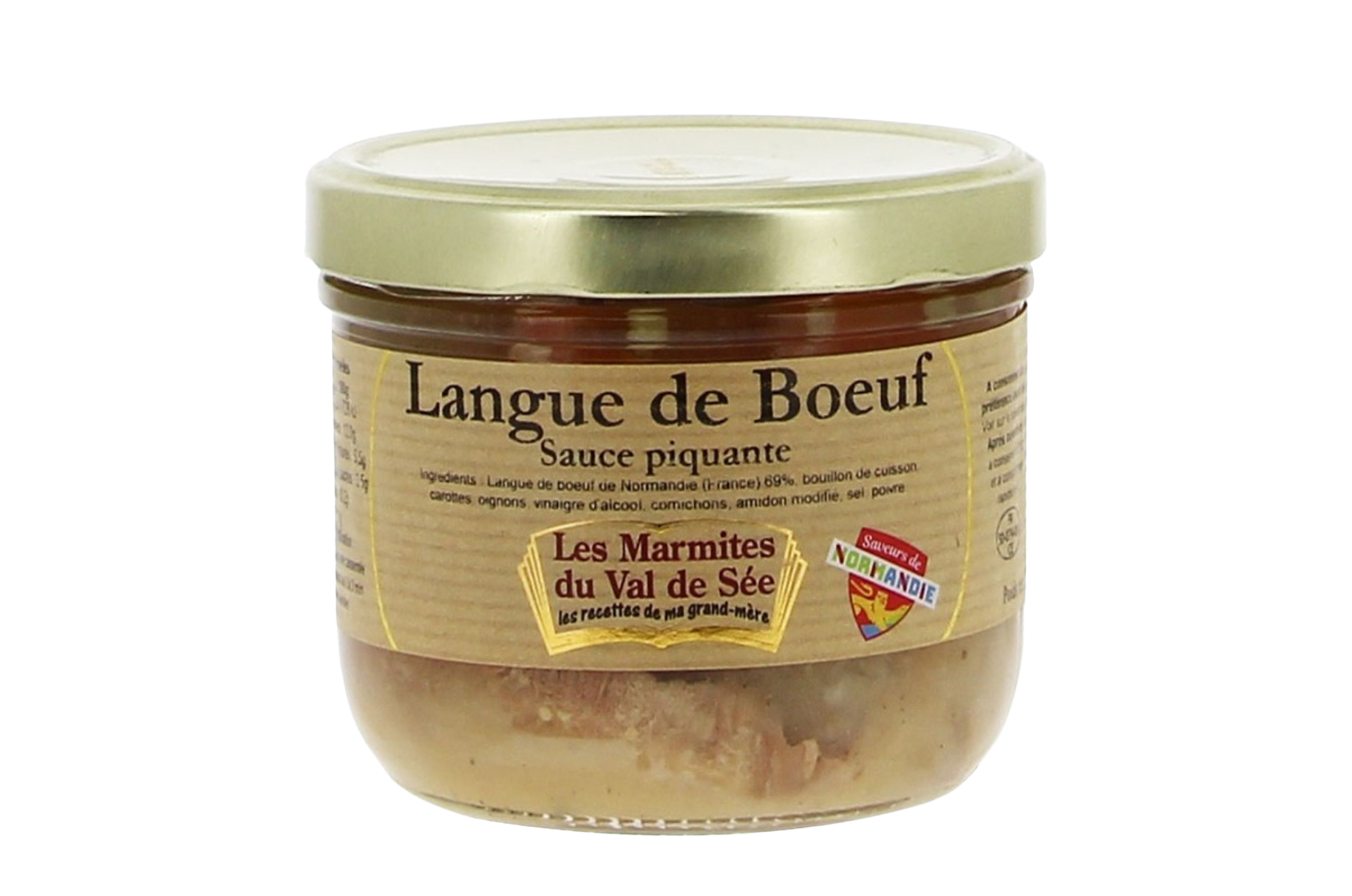 Langue de Bœuf sauce piquante – 380g (Val de see)
