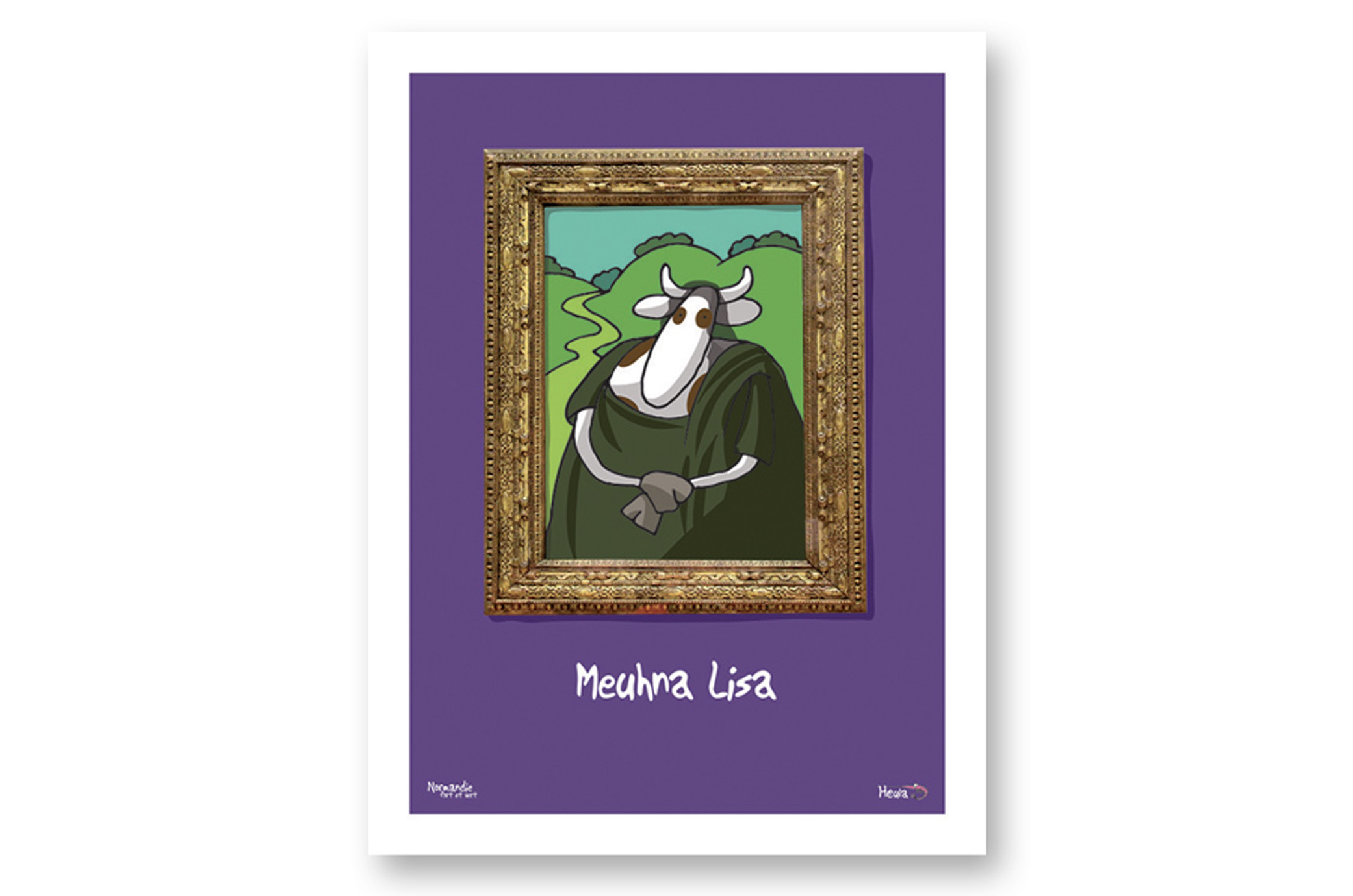 Affiche "Meuhna Lisa"