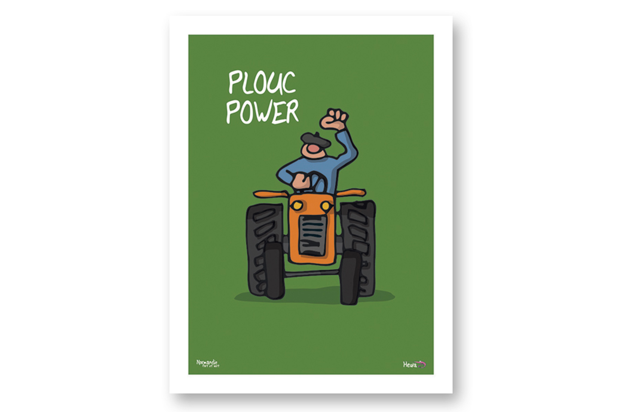 Affiche "Plouc Power"