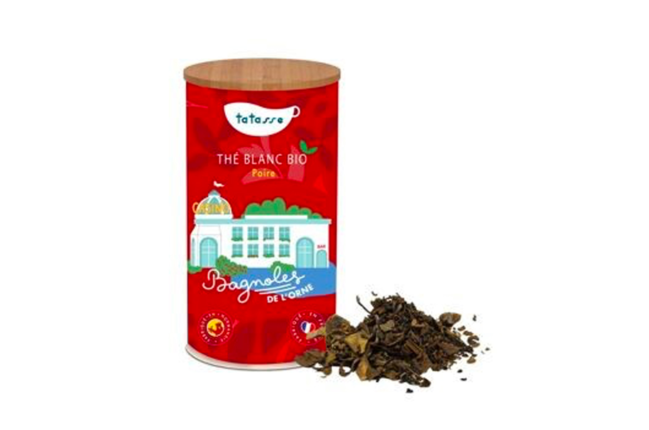 Bagnoles de l'Orne - Thé blanc BIO poire 100g