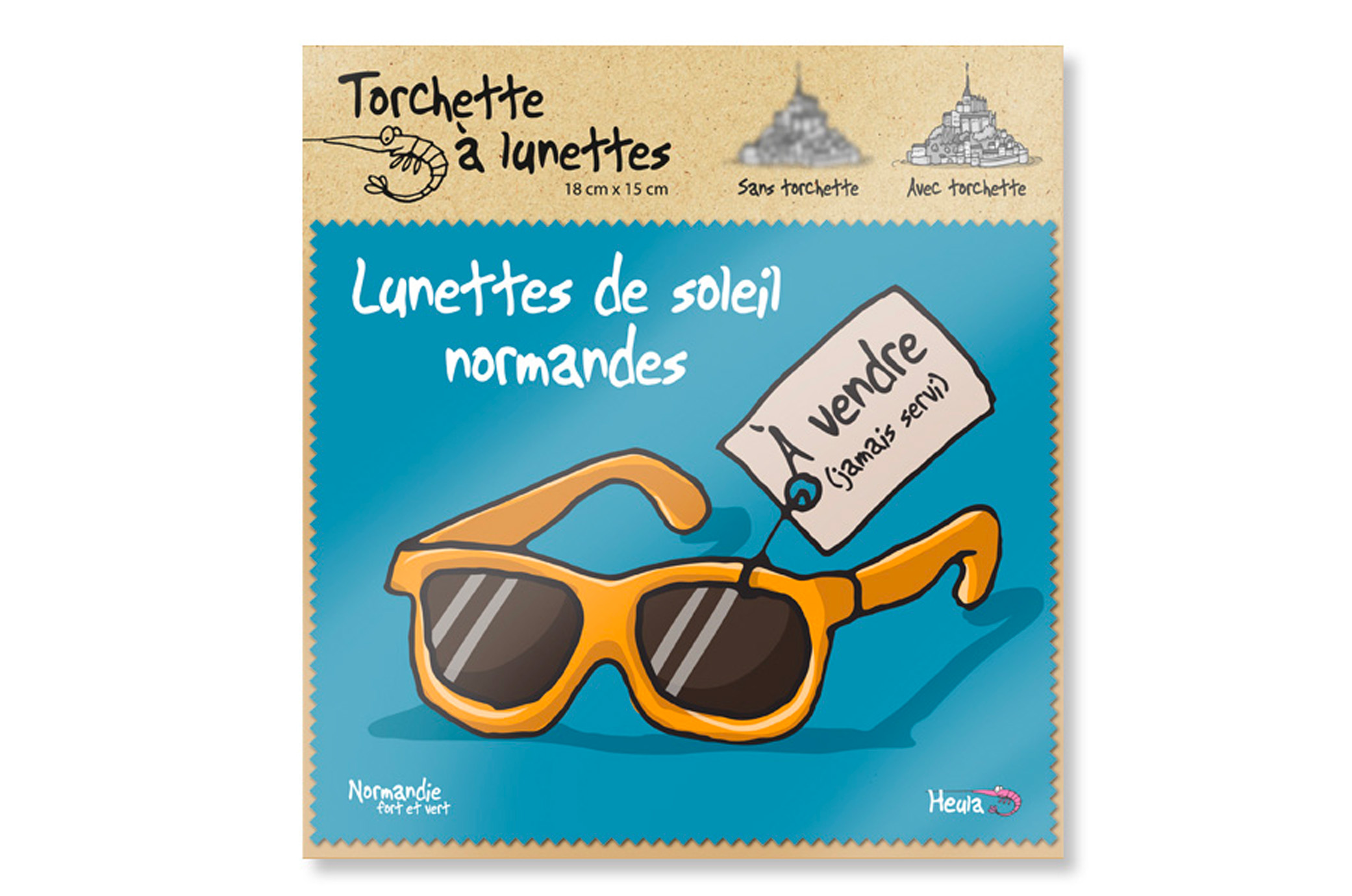 Essuie-lunettes "Lunettes de soleil"