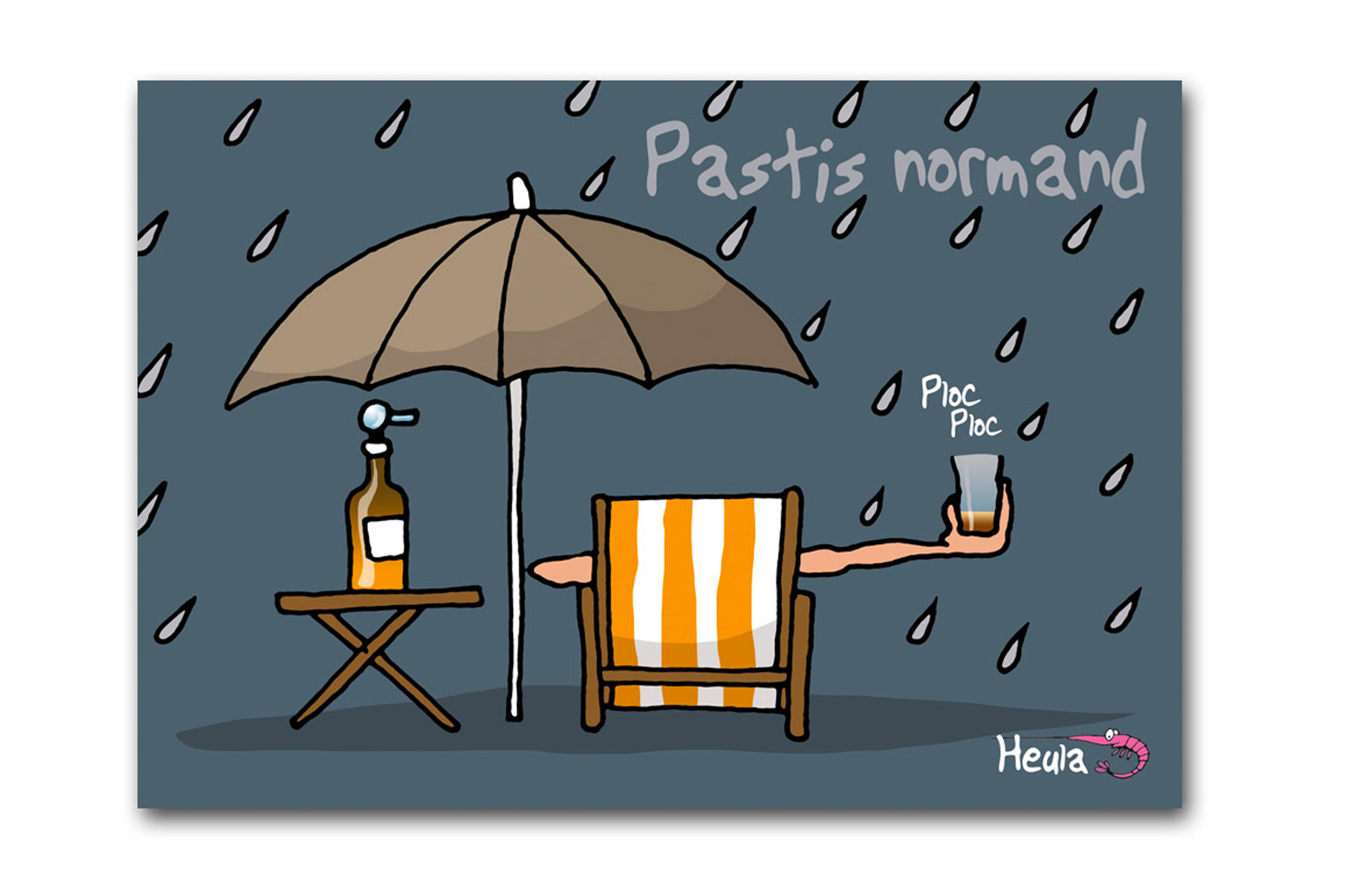 Carte Postale "Pastis Normand"