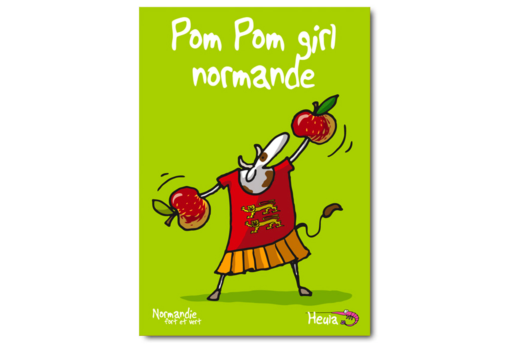 Carte Postale "Pom Pöm Girl"