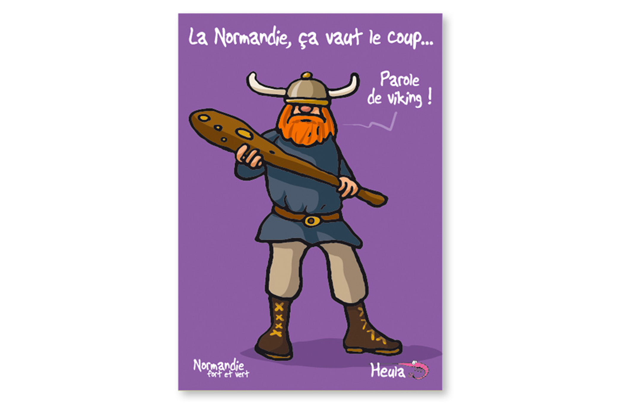 Carte Postale "La normandie, ça vaut le coup"