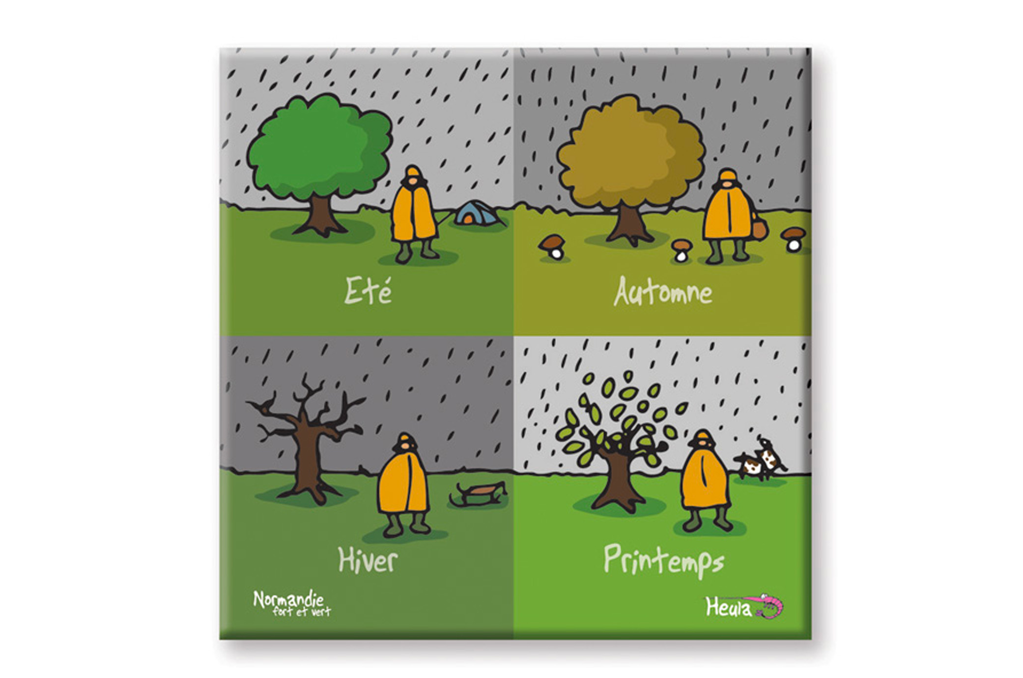 Dessous de plat "4 saisons"