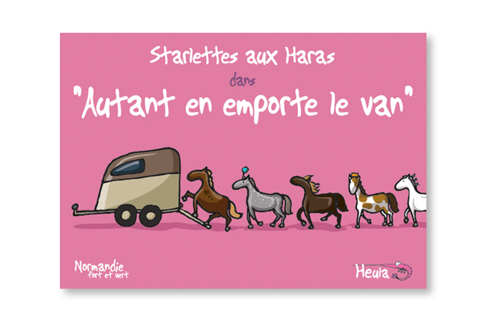 Carte Postale "Starlettes aux Haras"