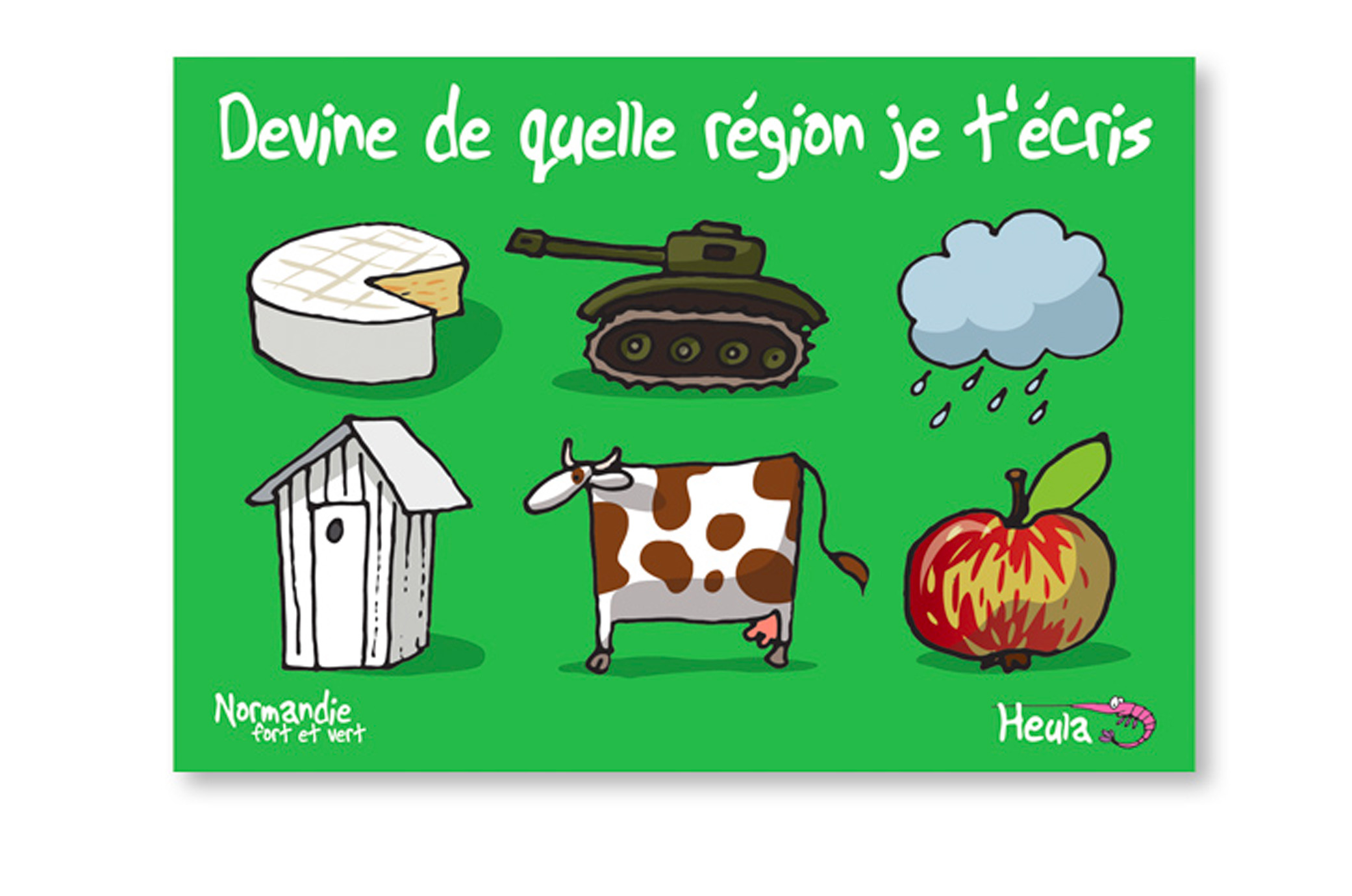 Carte Postale "De quelle région"