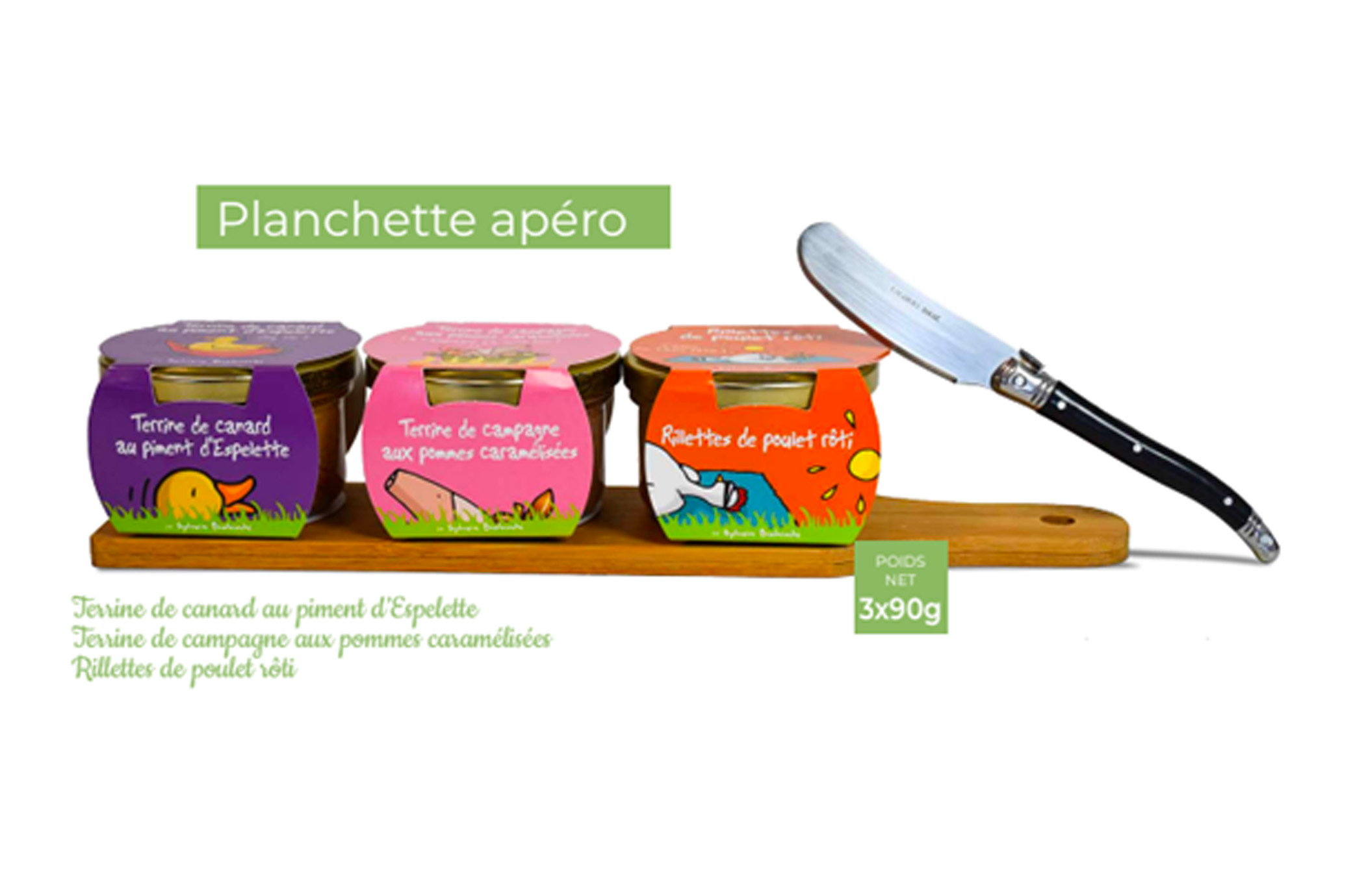 Planchette apéro canard / campagne / poulet rôti