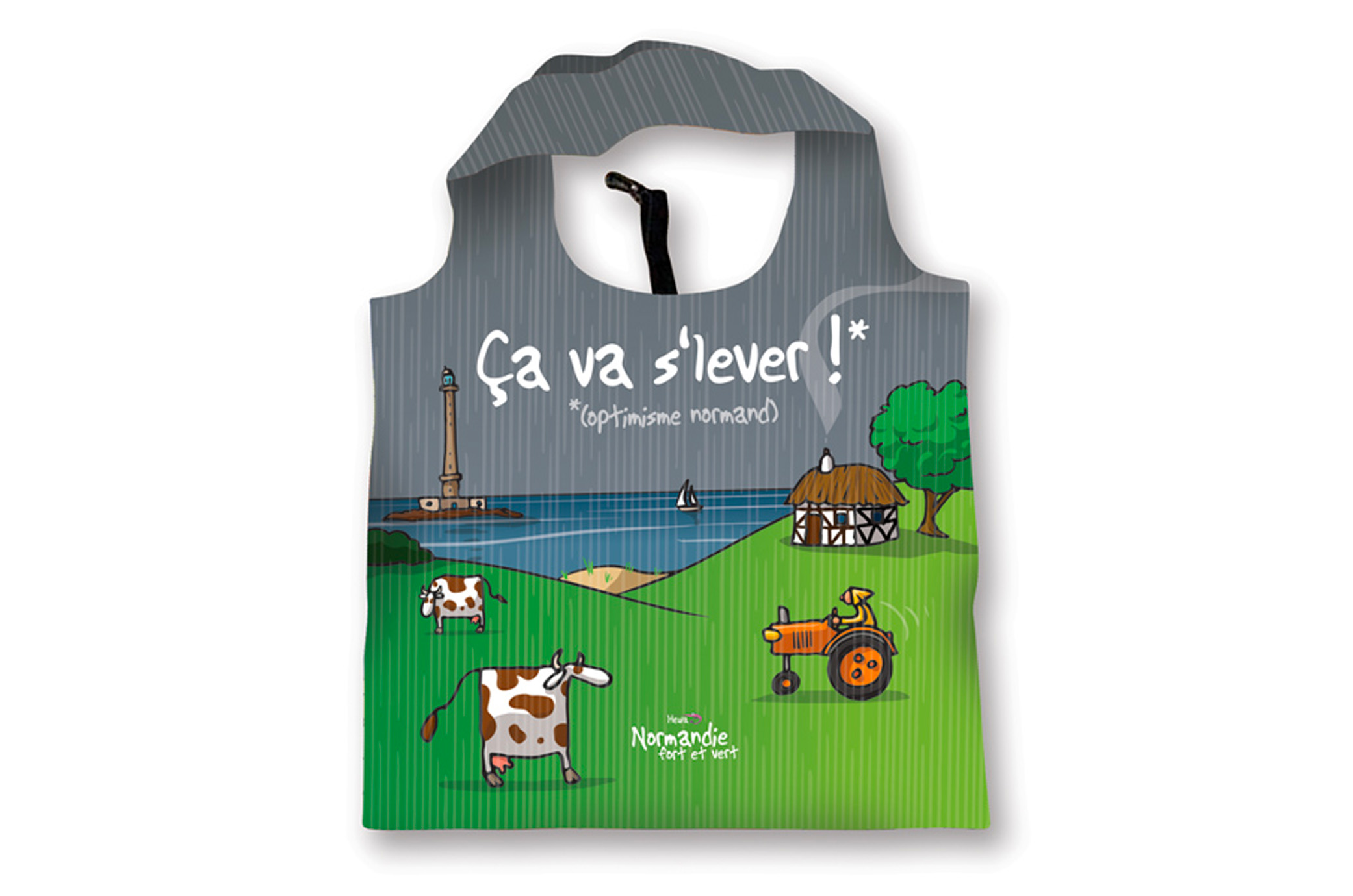 Sac réutilisable et pliable Heula "ça va s'lever"