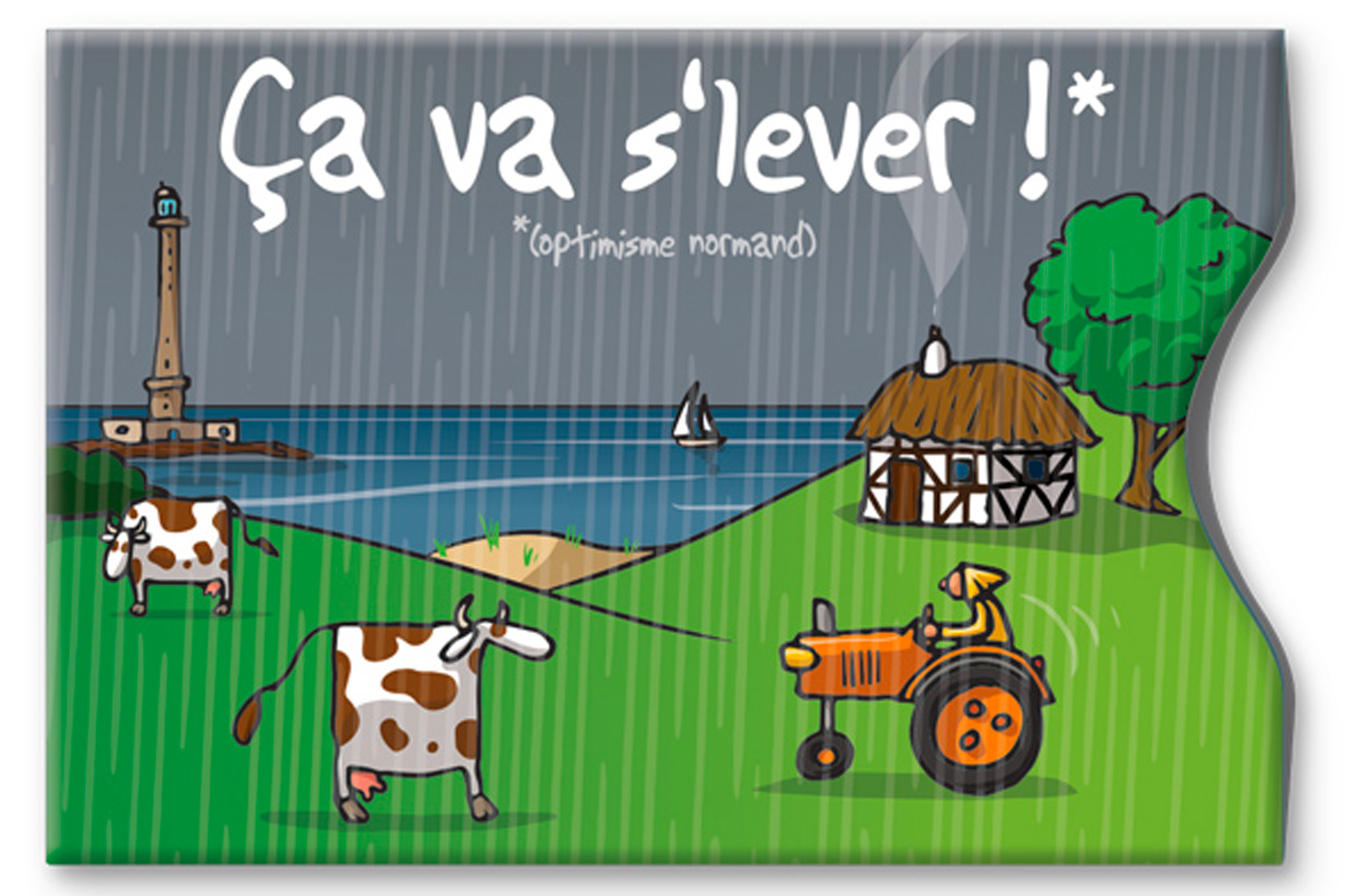 Protège CB HEULA "ça va s'lever"