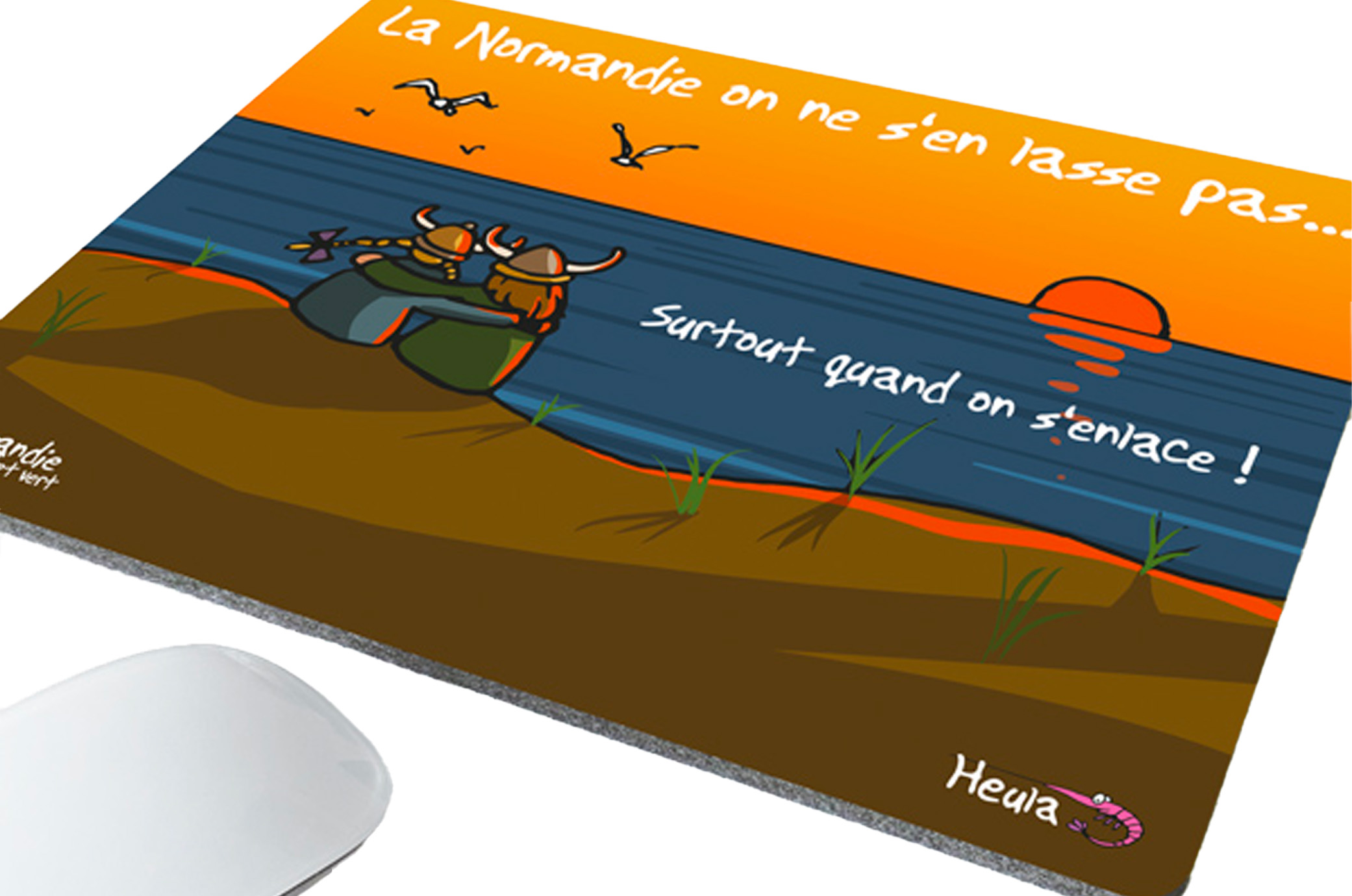 Tapis de souris "On s'enlace"