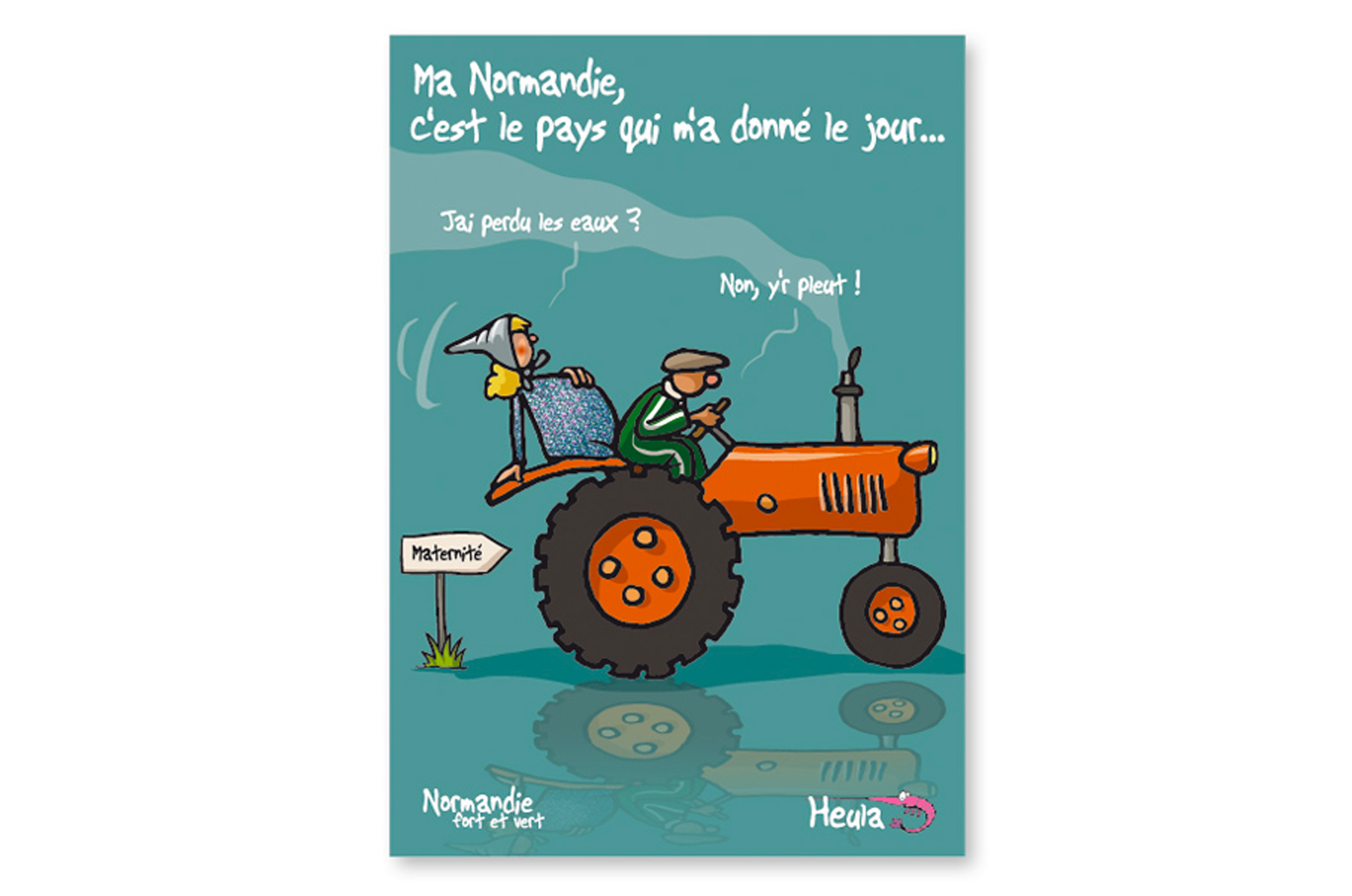 Carte postale "Donné le jour"