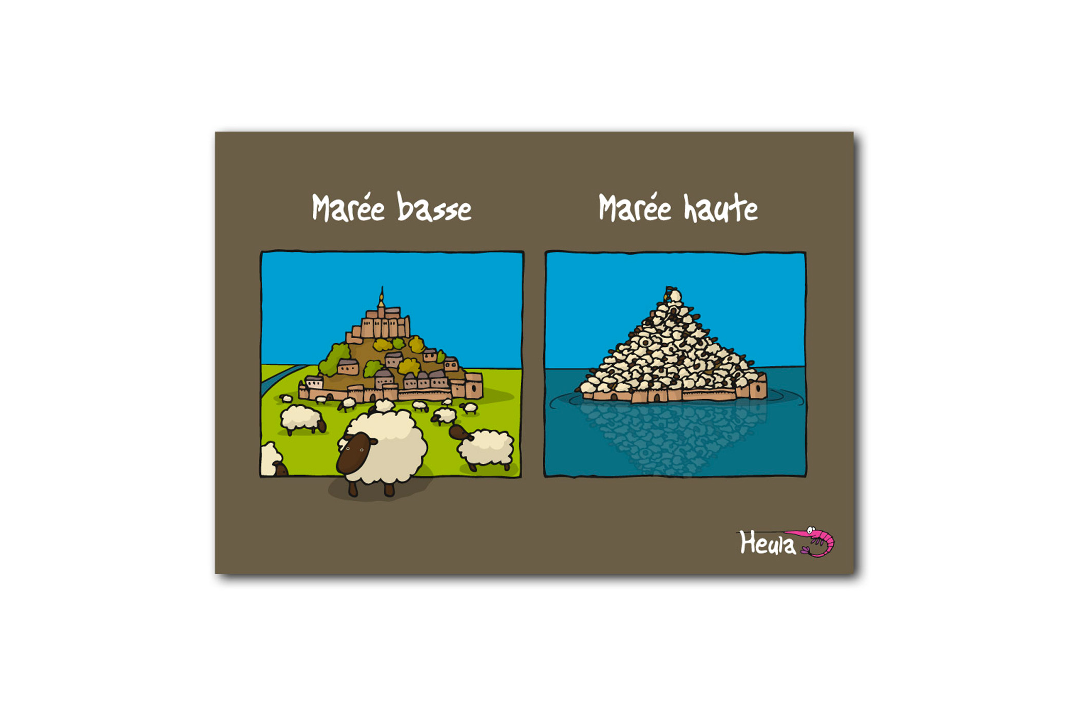 Carte Postale "Marées"