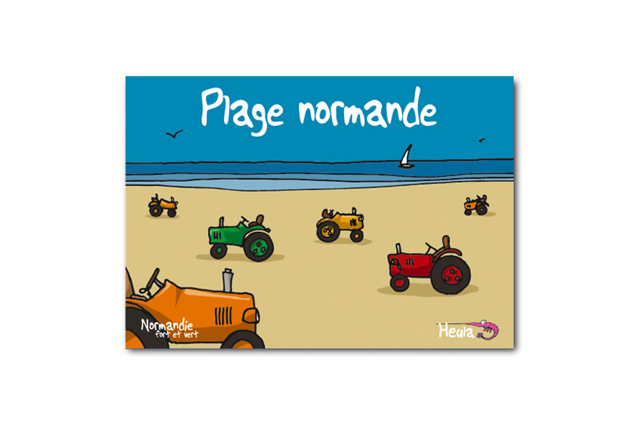 Carte Postale "Plage normande"