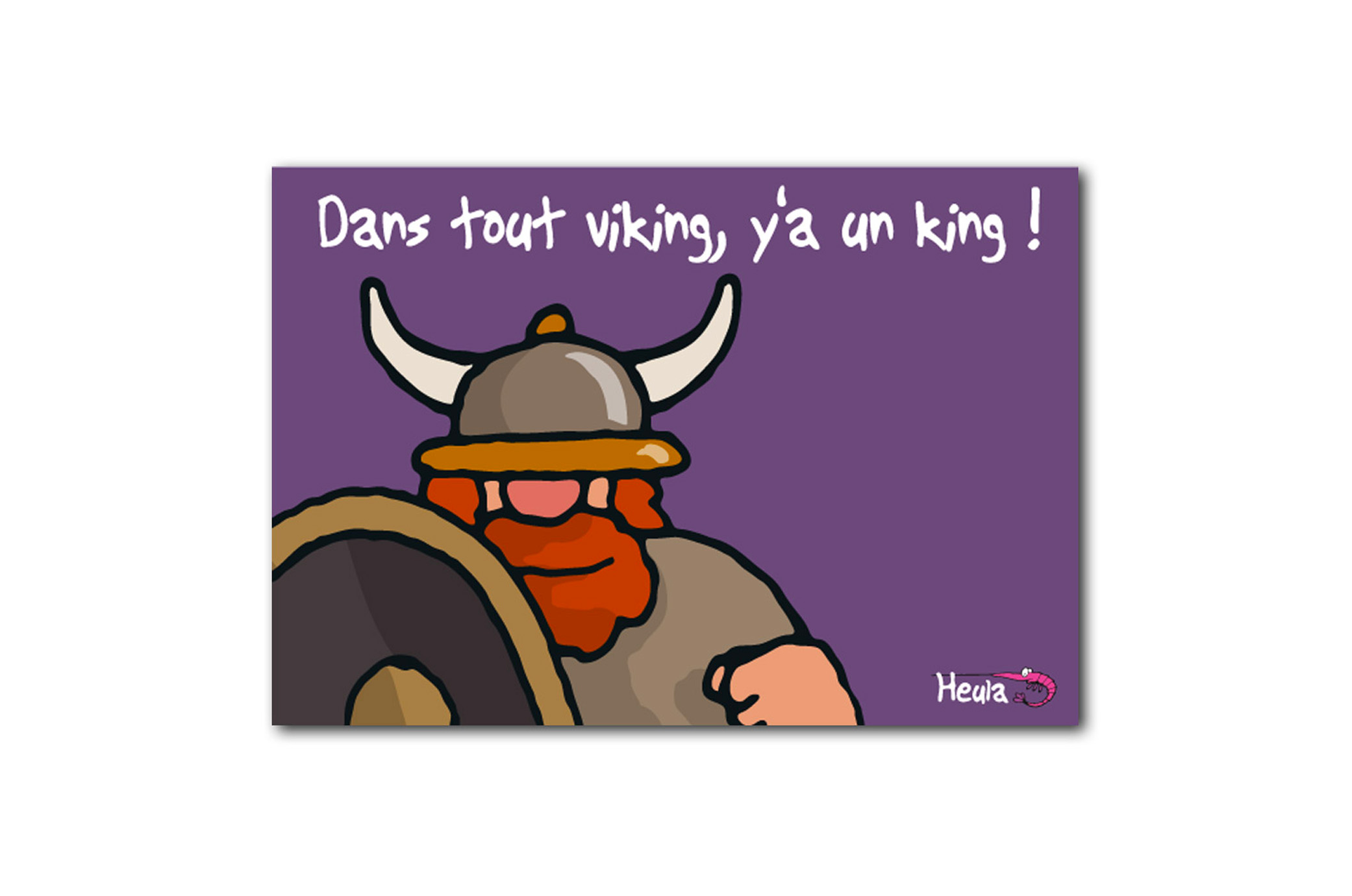 Carte Postale "Y'a un king"