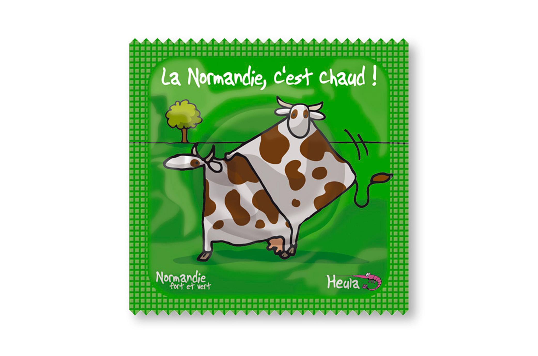 Préservatif "C'est chaud-vaches"