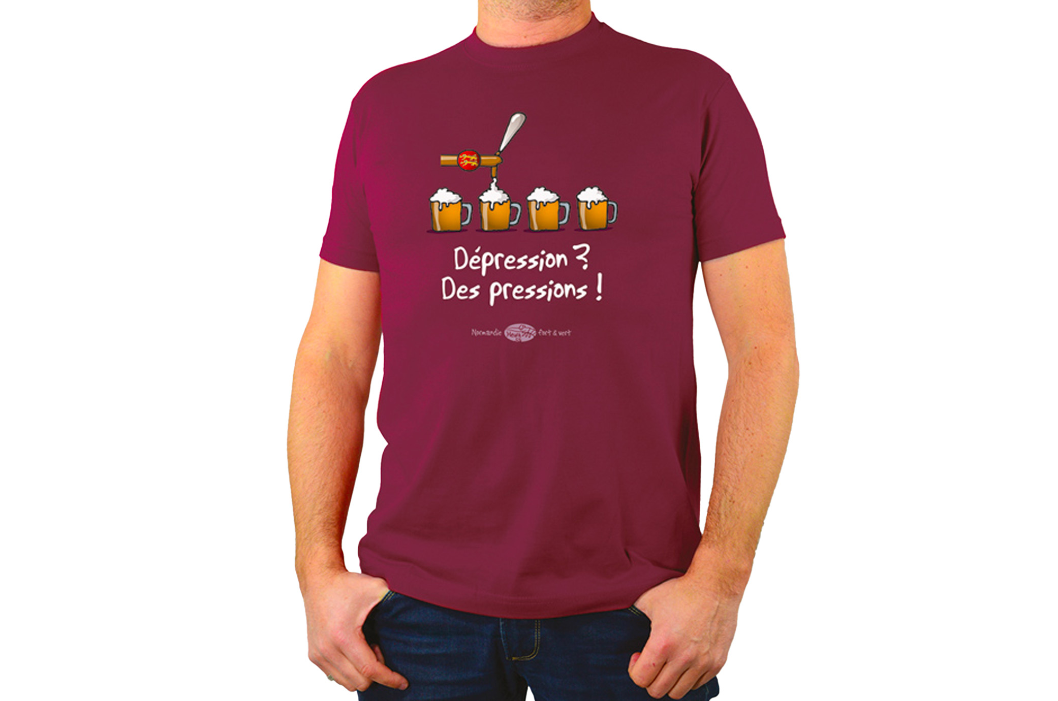 T-shirt homme Heula "Des pressions" - Taille S