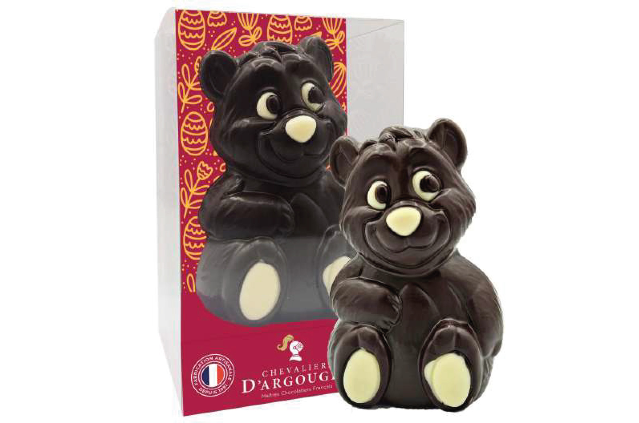 MOULAGE OURS CHOCOLAT NOIR 90G