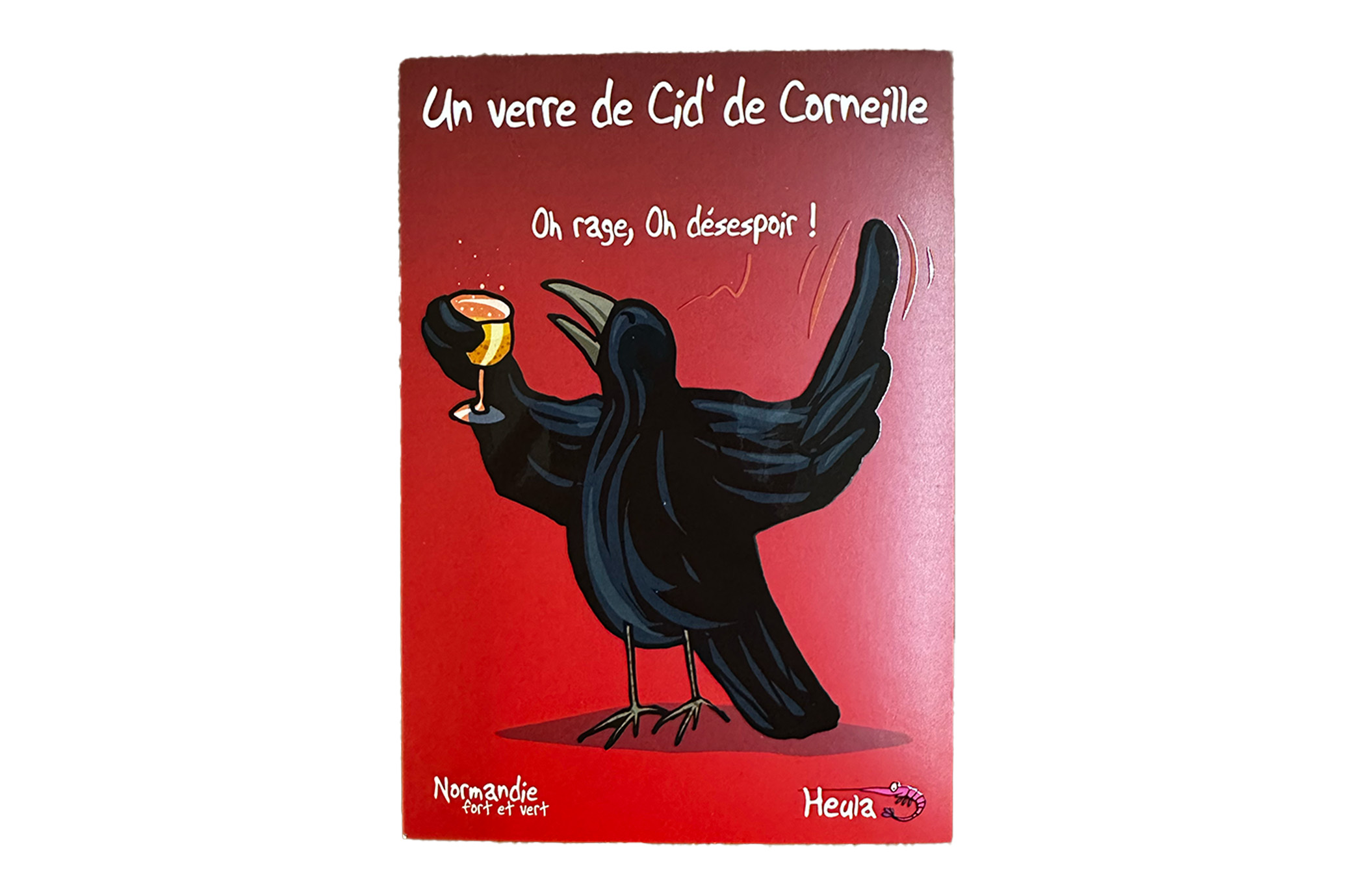 Carte postale "Un verre de Cid' de corneille"