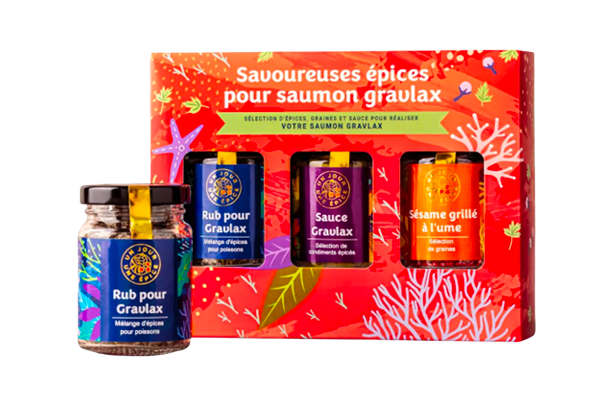 Coffret Savoureuses épices pour saumon gravlax