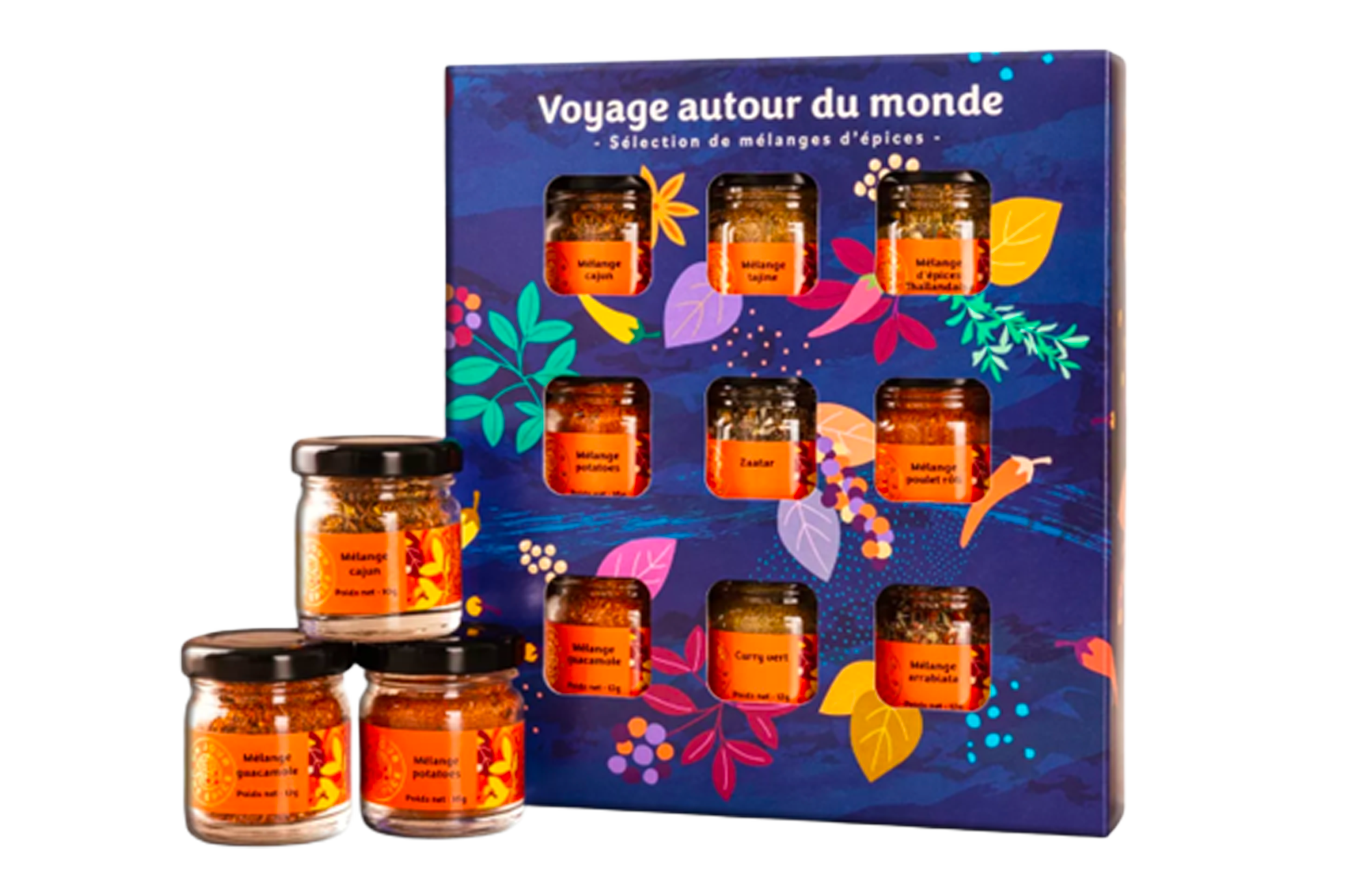 Coffret épices - Voyage autour du monde 114g