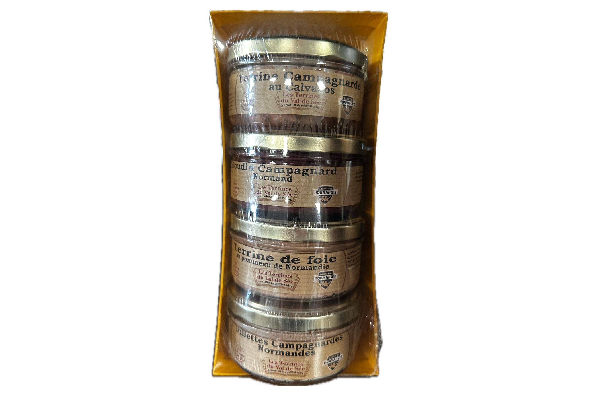 CORBEILLES VERRINES APERO 4X150G - LES TERRINES DU VAL DE SEE