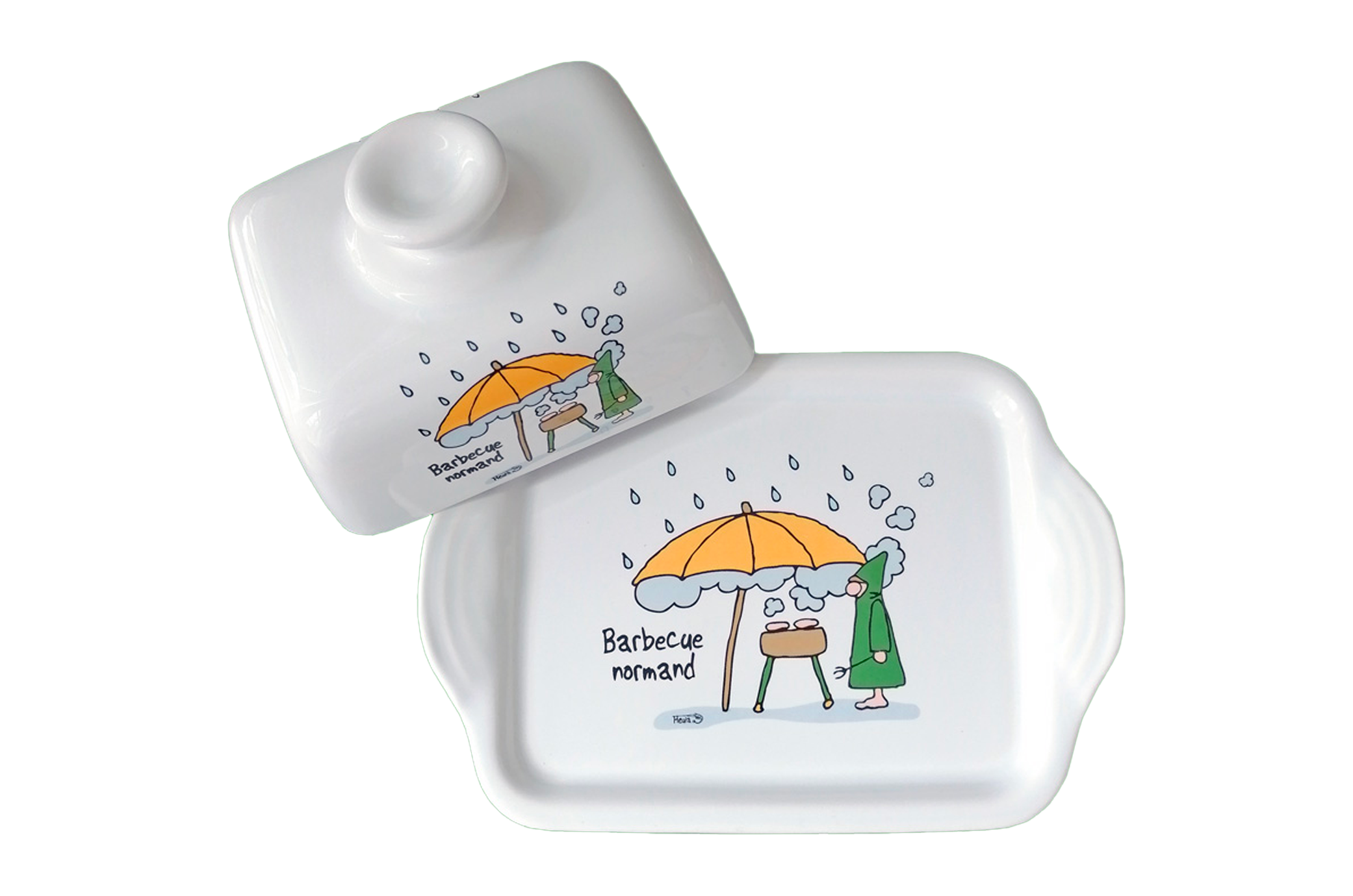 Beurrier rectangle HEULA - Barbecue
