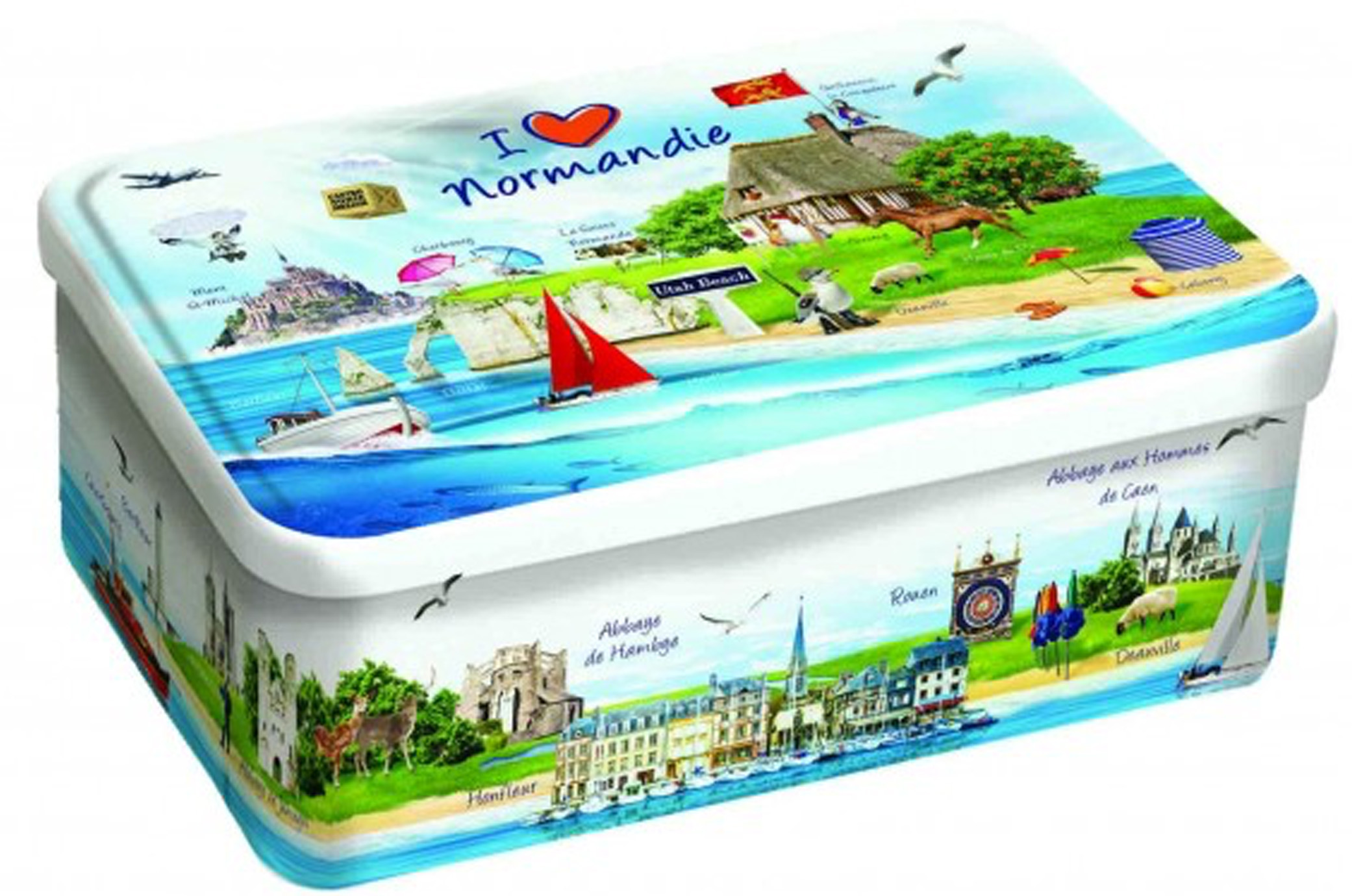 Boîte Sablés I LOVE NORMANDIE 210G